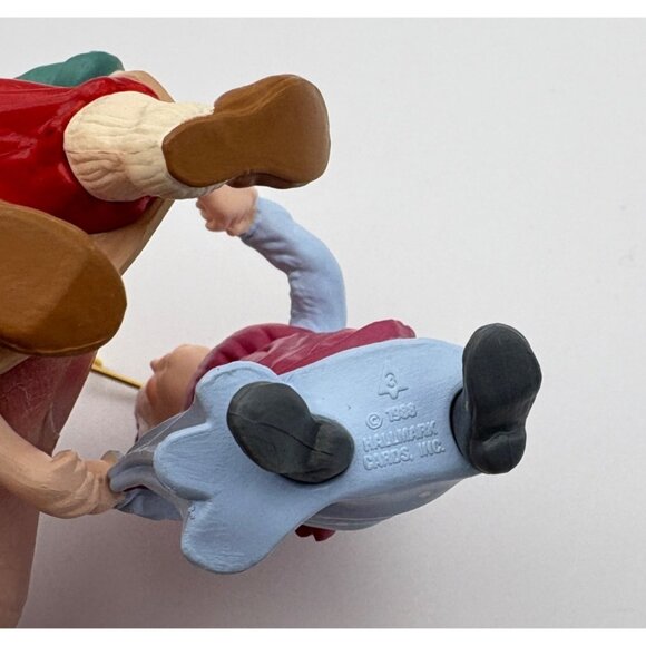 Hallmark Shall We Dance Christmas Ornament Santa Mrs Claus 1988 Vintage - Picture 7 of 7